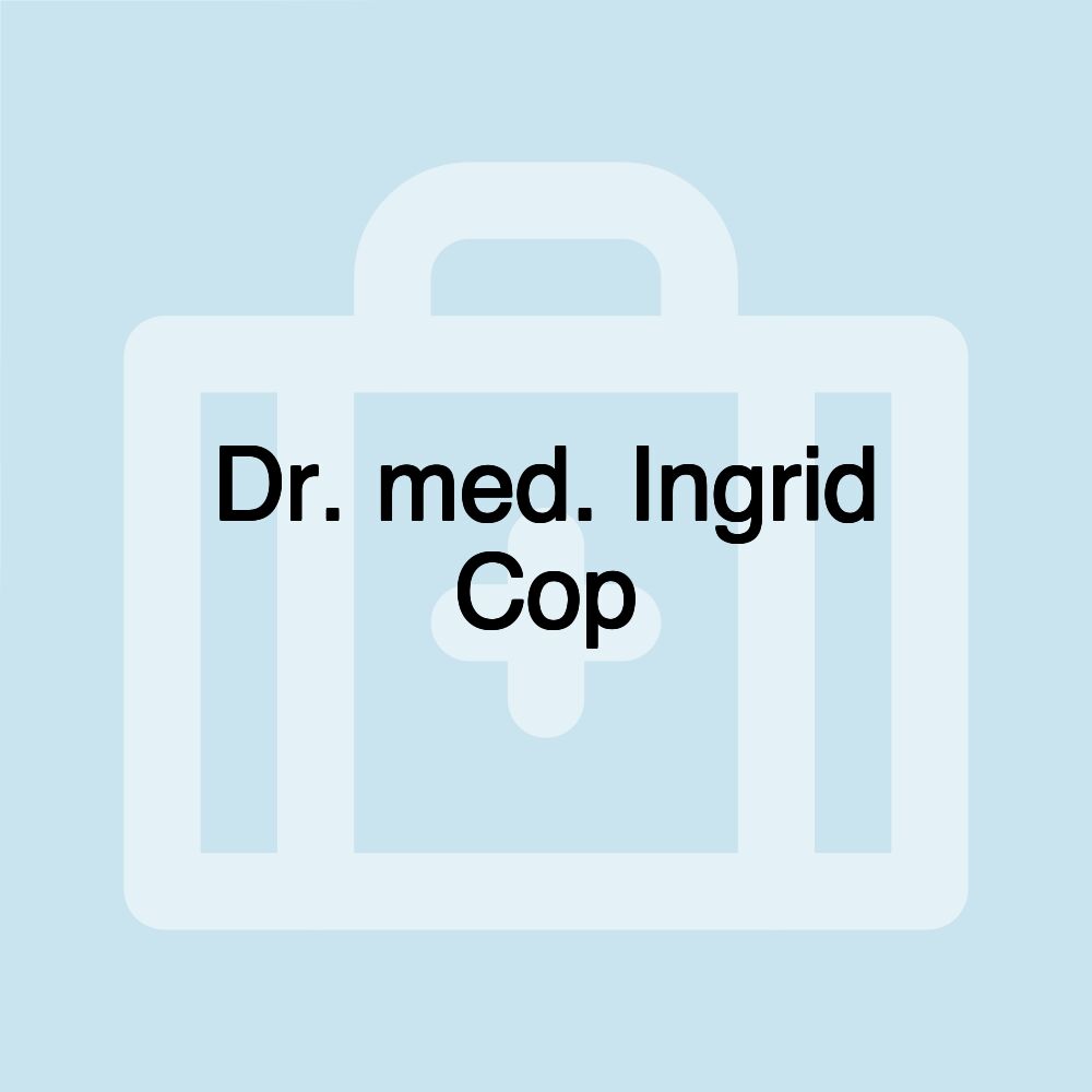 Dr. med. Ingrid Cop