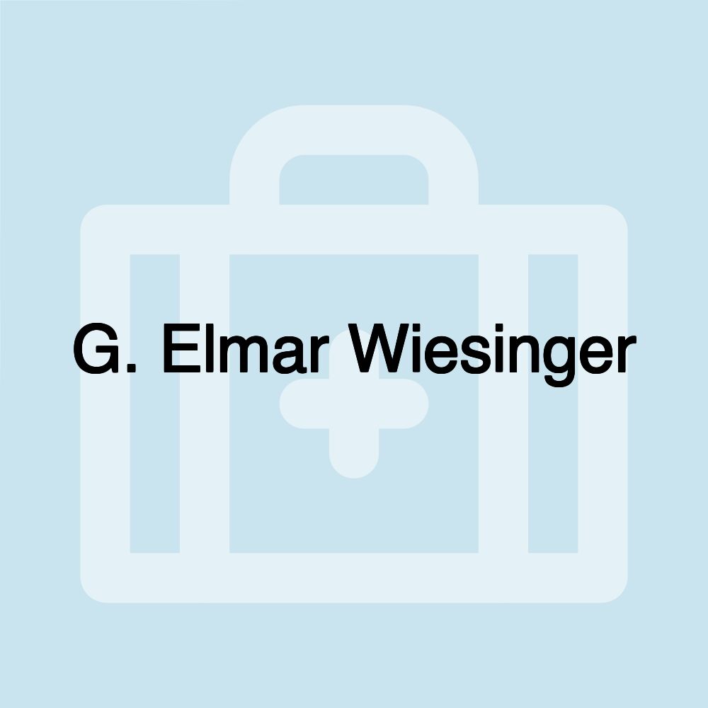 G. Elmar Wiesinger