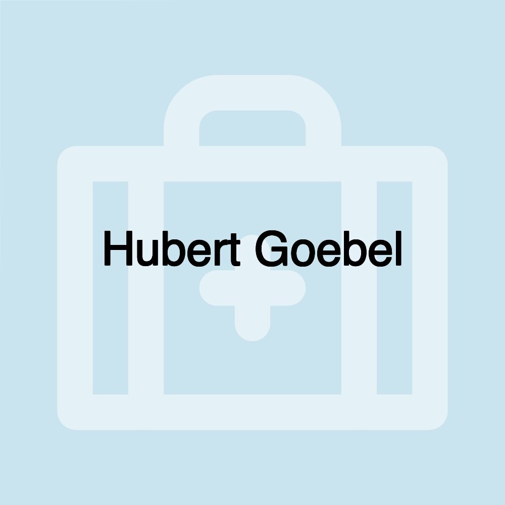 Hubert Goebel