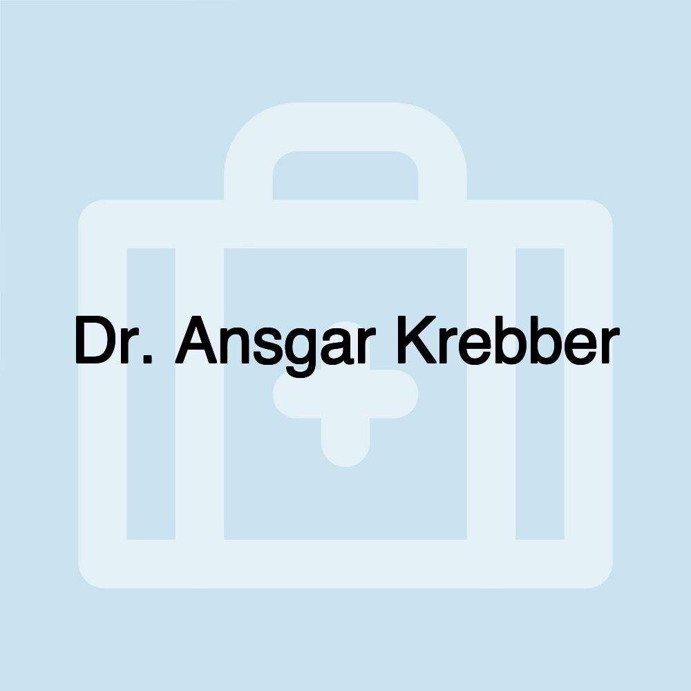 Dr. Ansgar Krebber