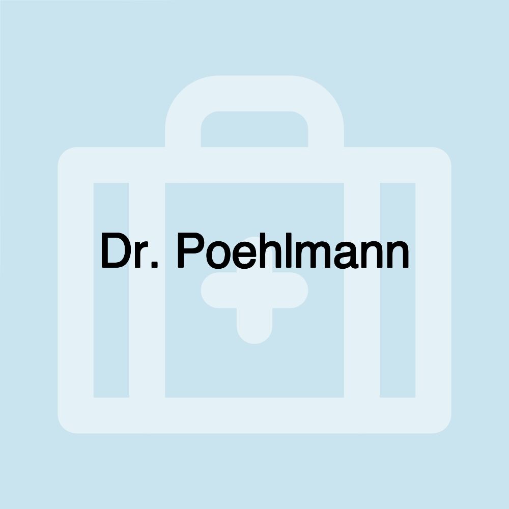 Dr. Poehlmann