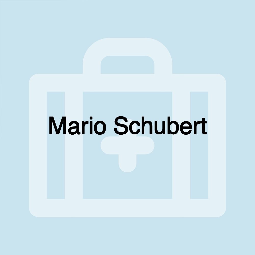 Mario Schubert