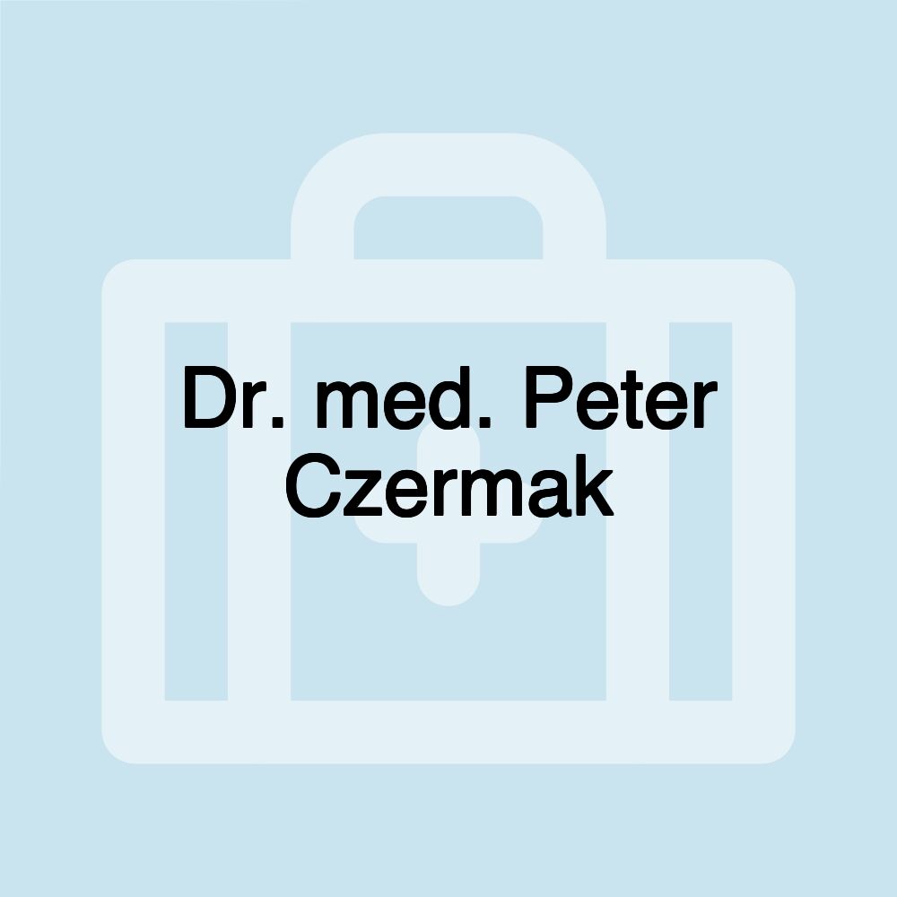 Dr. med. Peter Czermak