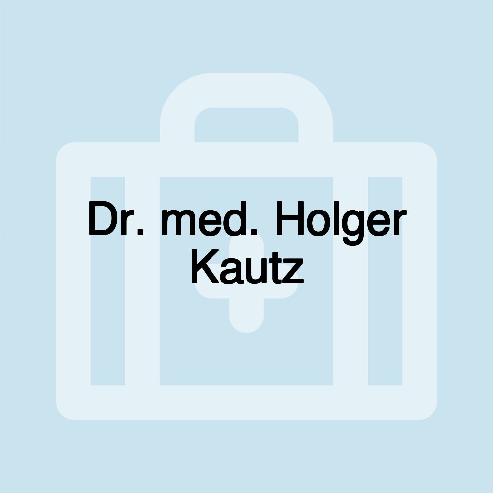 Dr. med. Holger Kautz