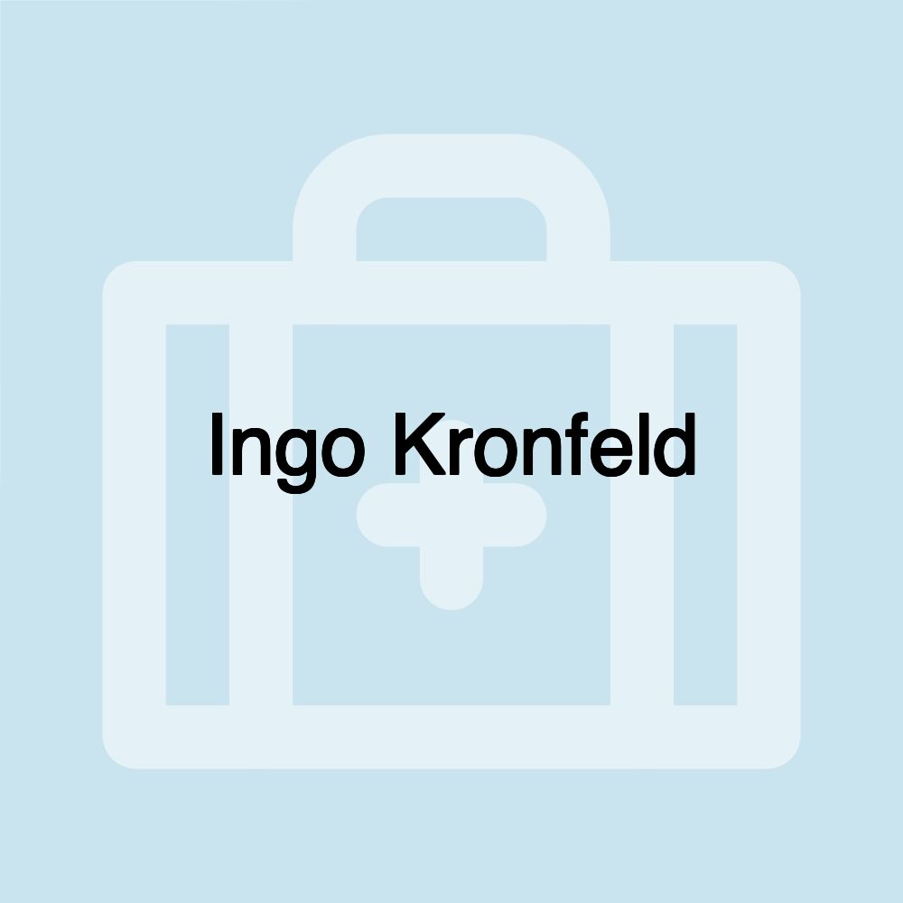 Ingo Kronfeld