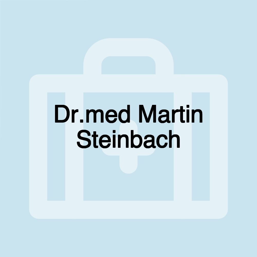 Dr.med Martin Steinbach