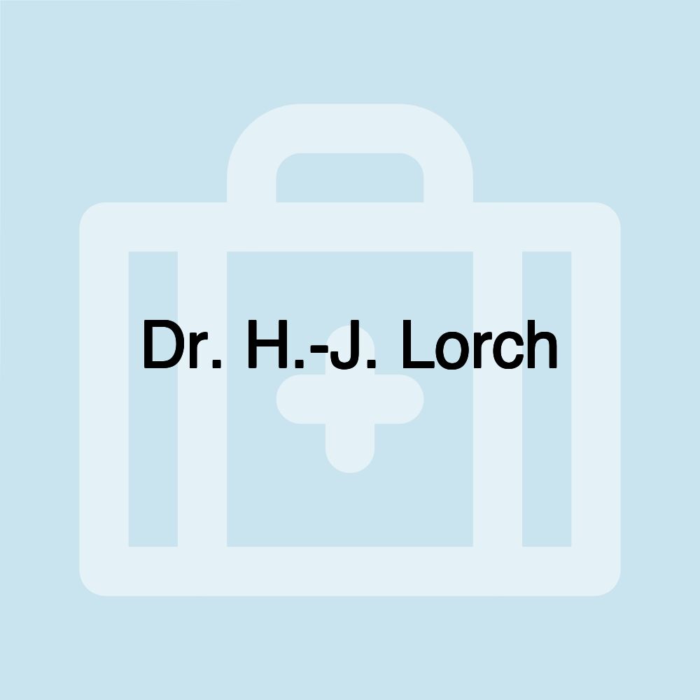 Dr. H.-J. Lorch