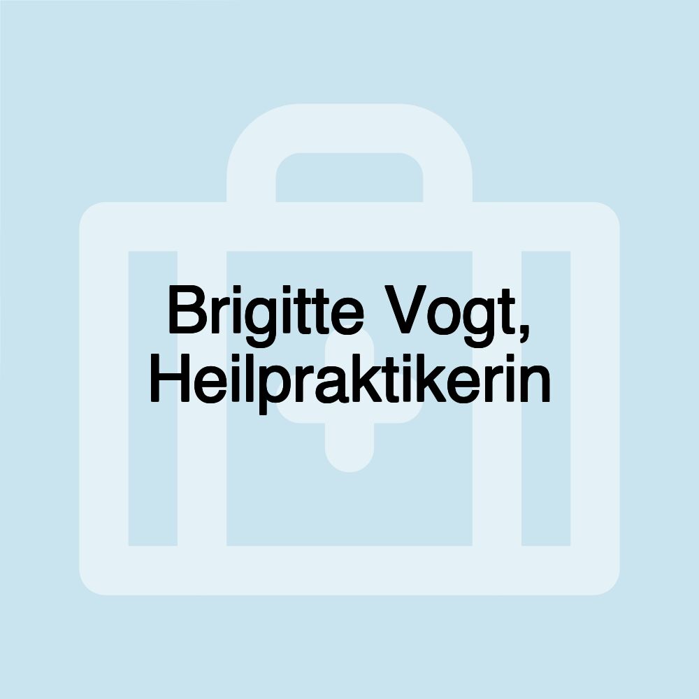 Brigitte Vogt, Heilpraktikerin