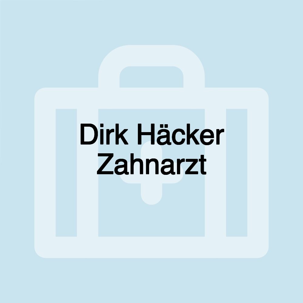 Dirk Häcker Zahnarzt