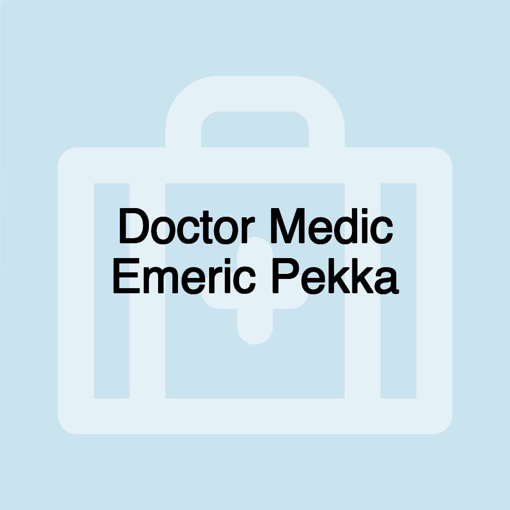 Doctor Medic Emeric Pekka