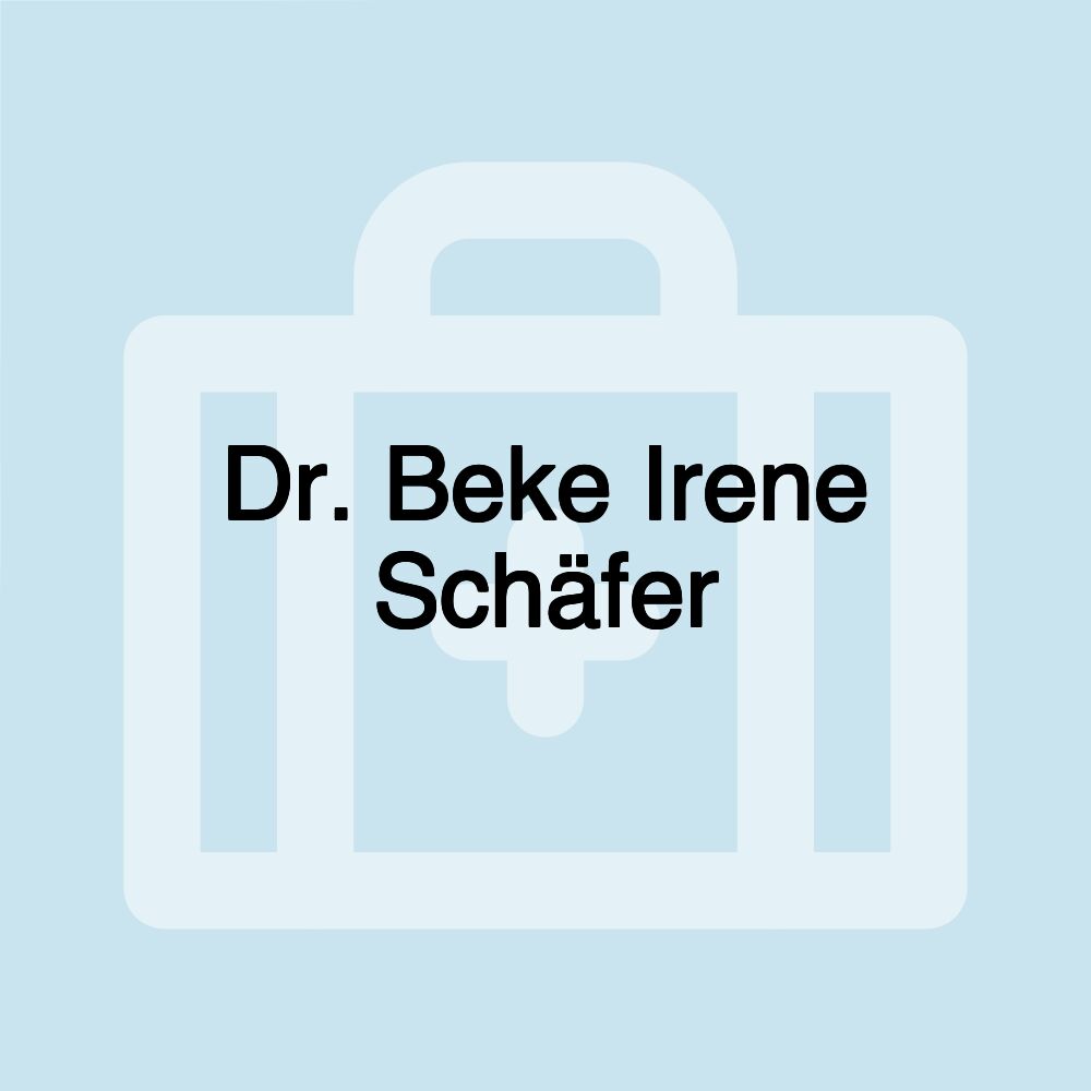 Dr. Beke Irene Schäfer