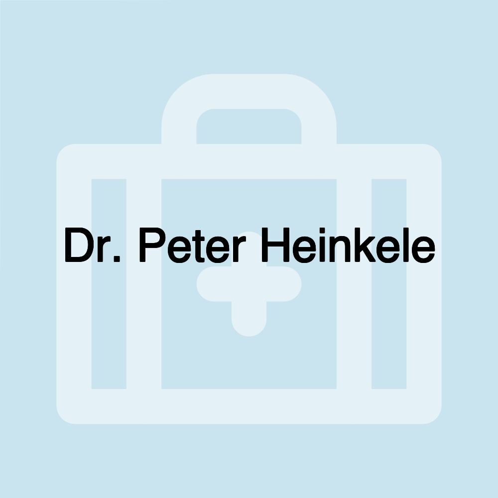 Dr. Peter Heinkele