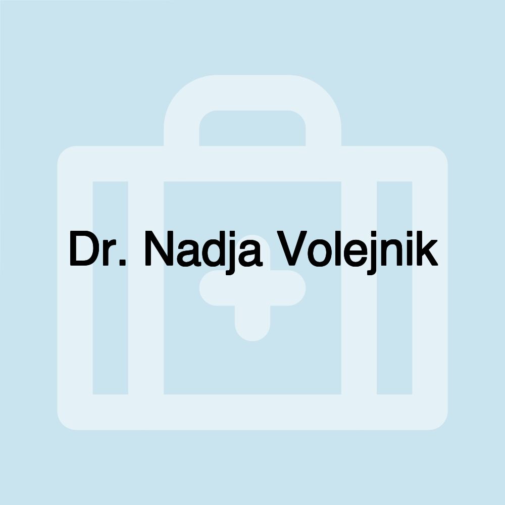 Dr. Nadja Volejnik