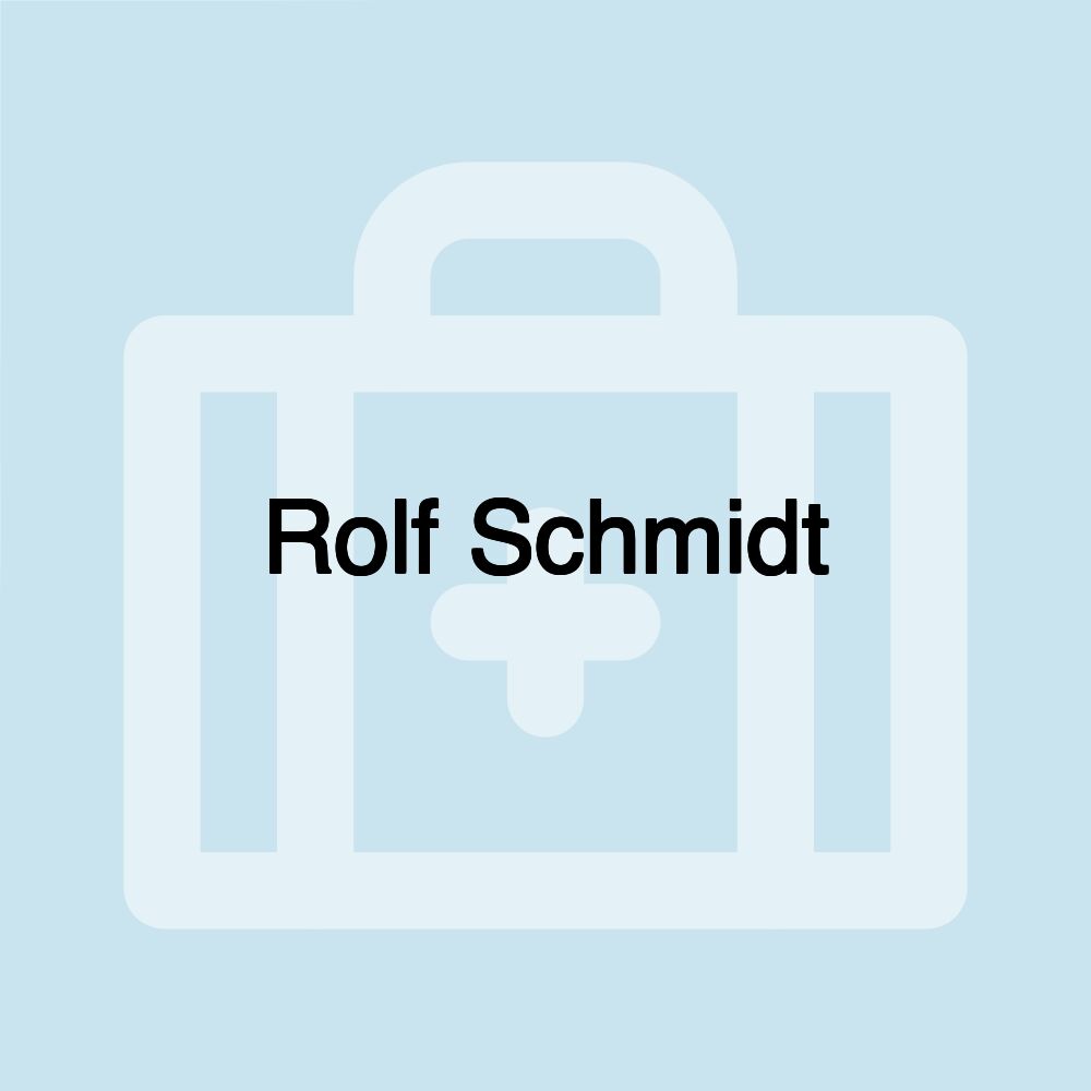 Rolf Schmidt