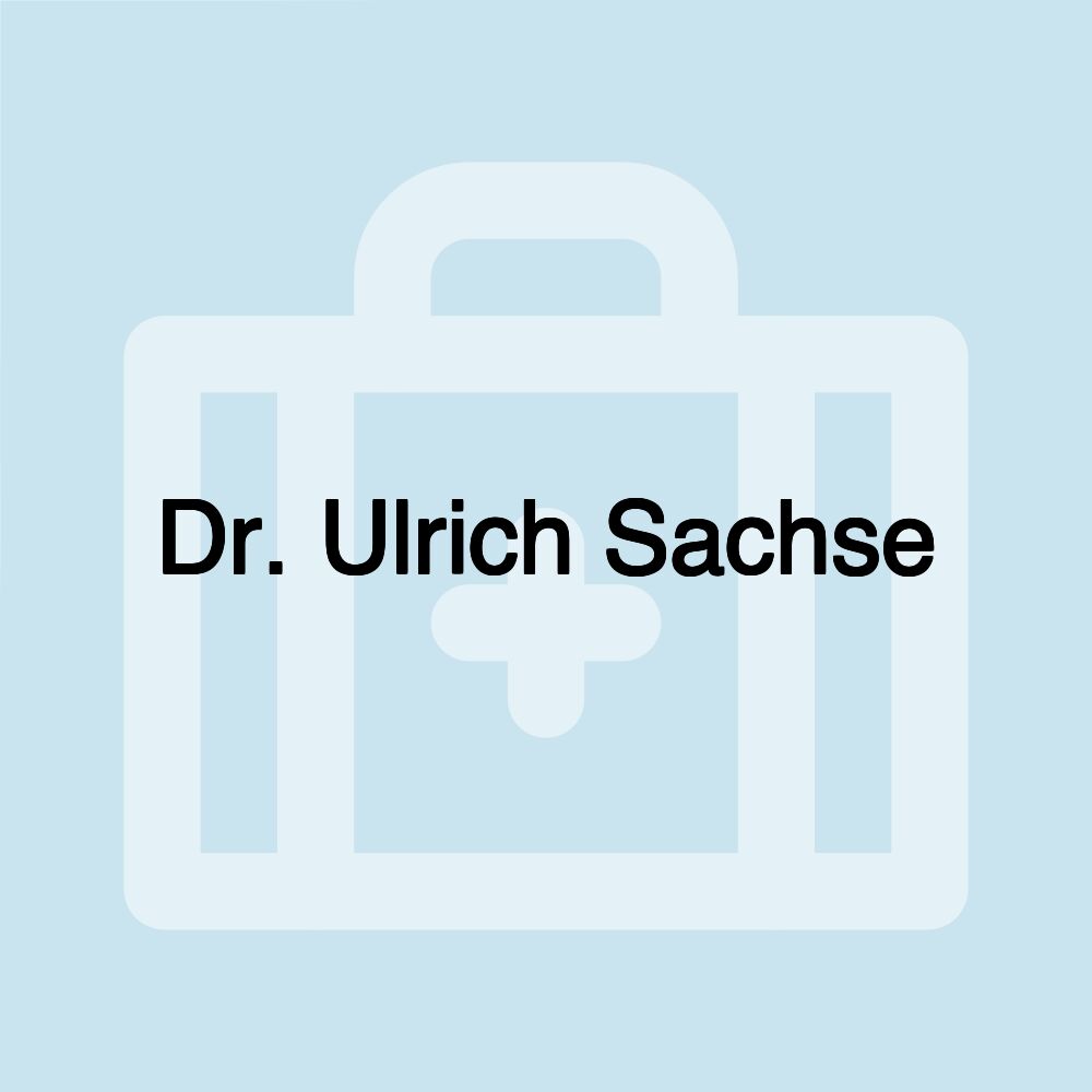 Dr. Ulrich Sachse