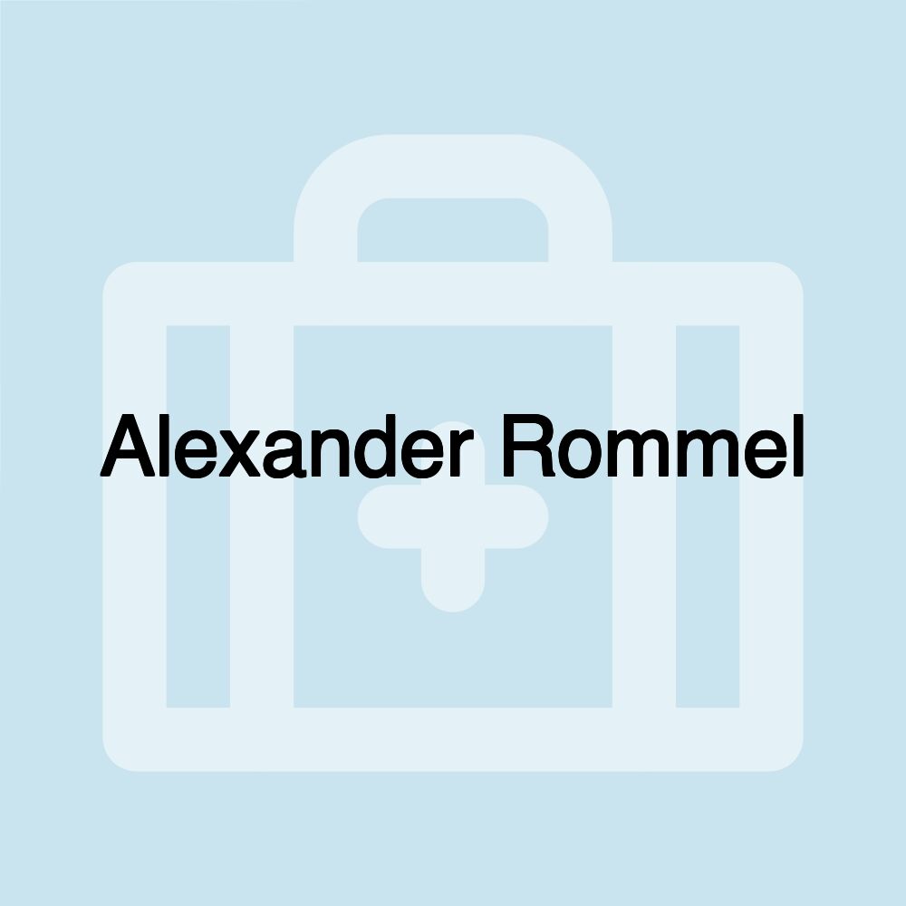 Alexander Rommel