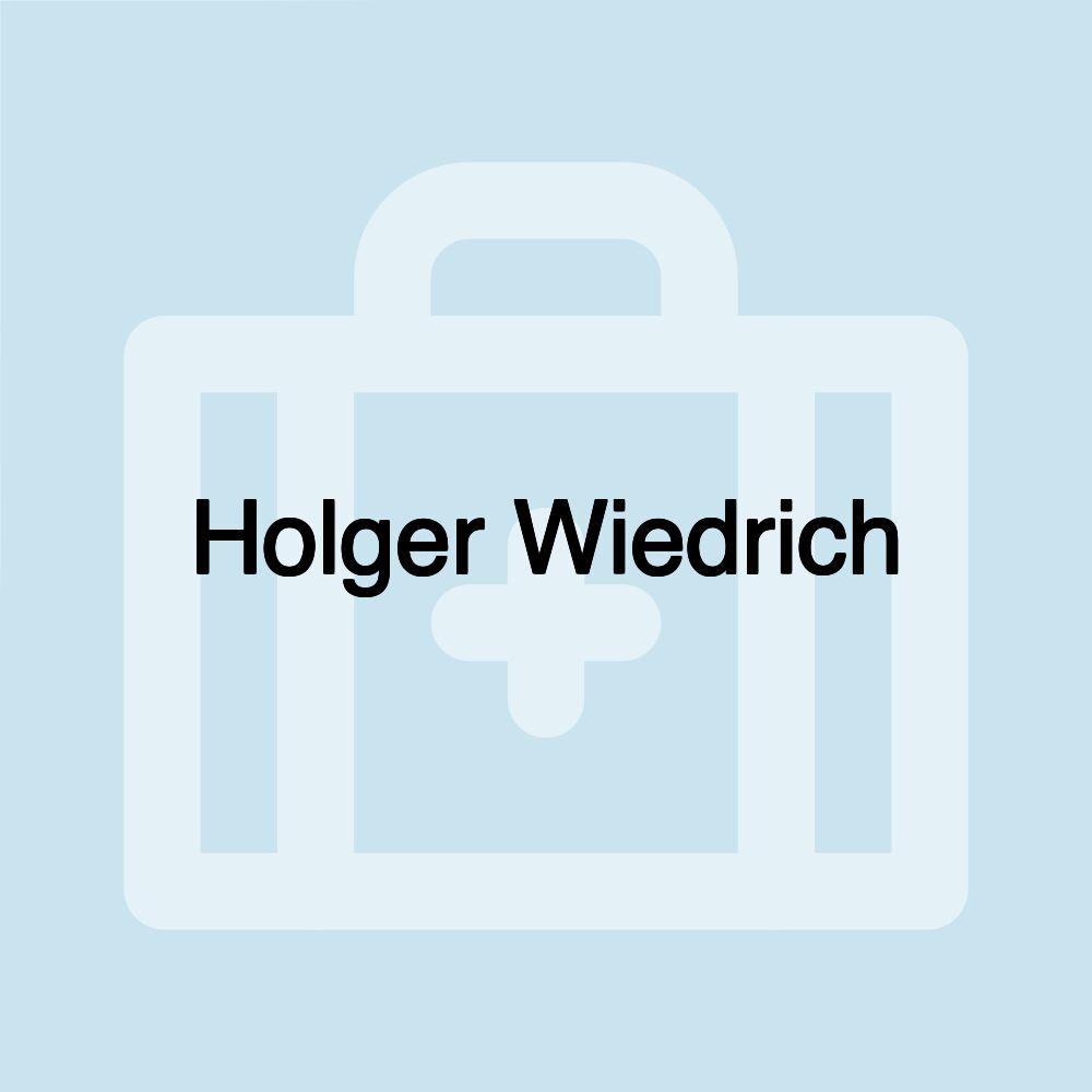 Holger Wiedrich