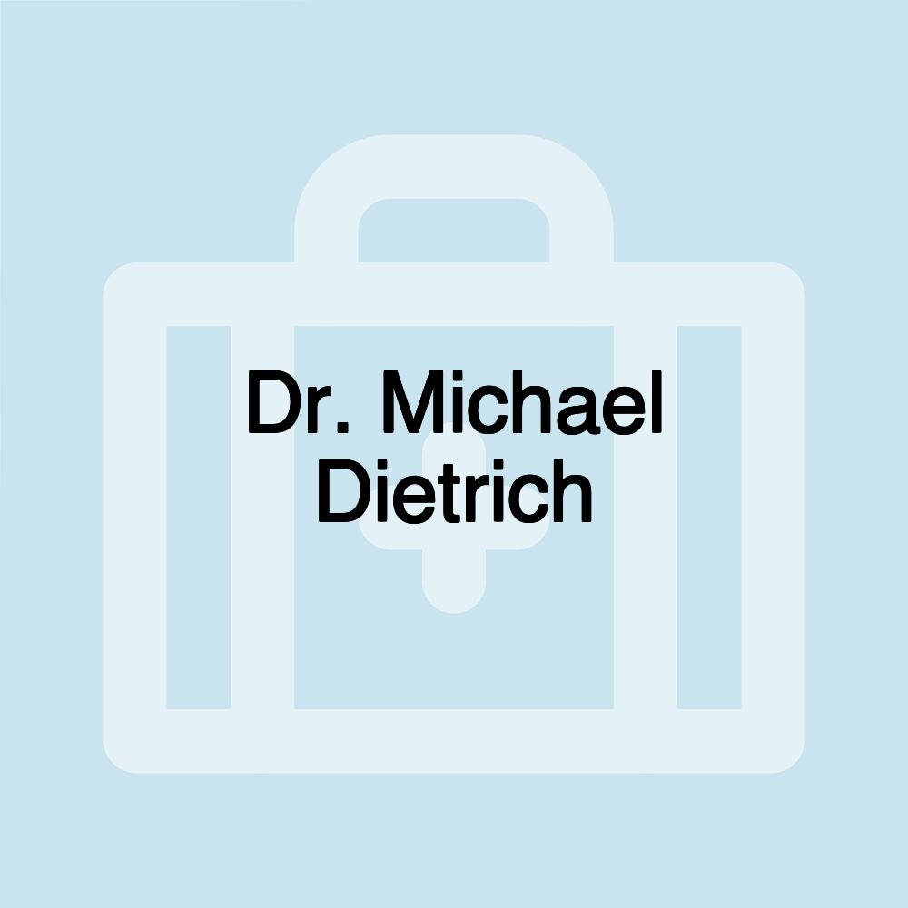 Dr. Michael Dietrich