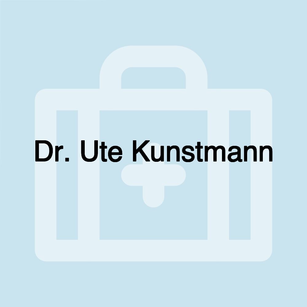 Dr. Ute Kunstmann