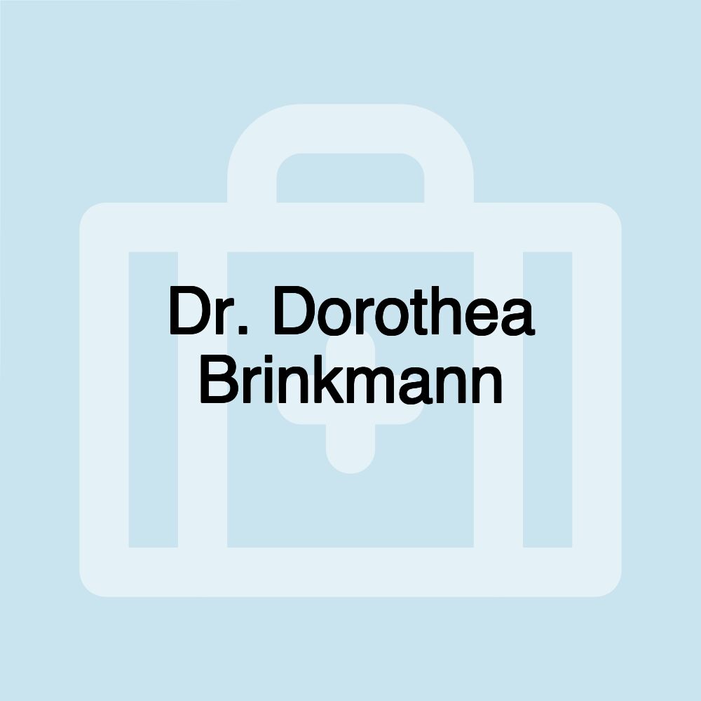 Dr. Dorothea Brinkmann