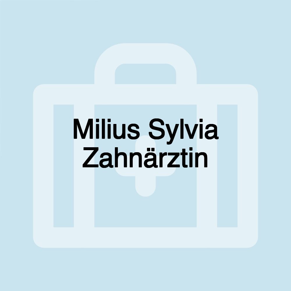 Milius Sylvia Zahnärztin