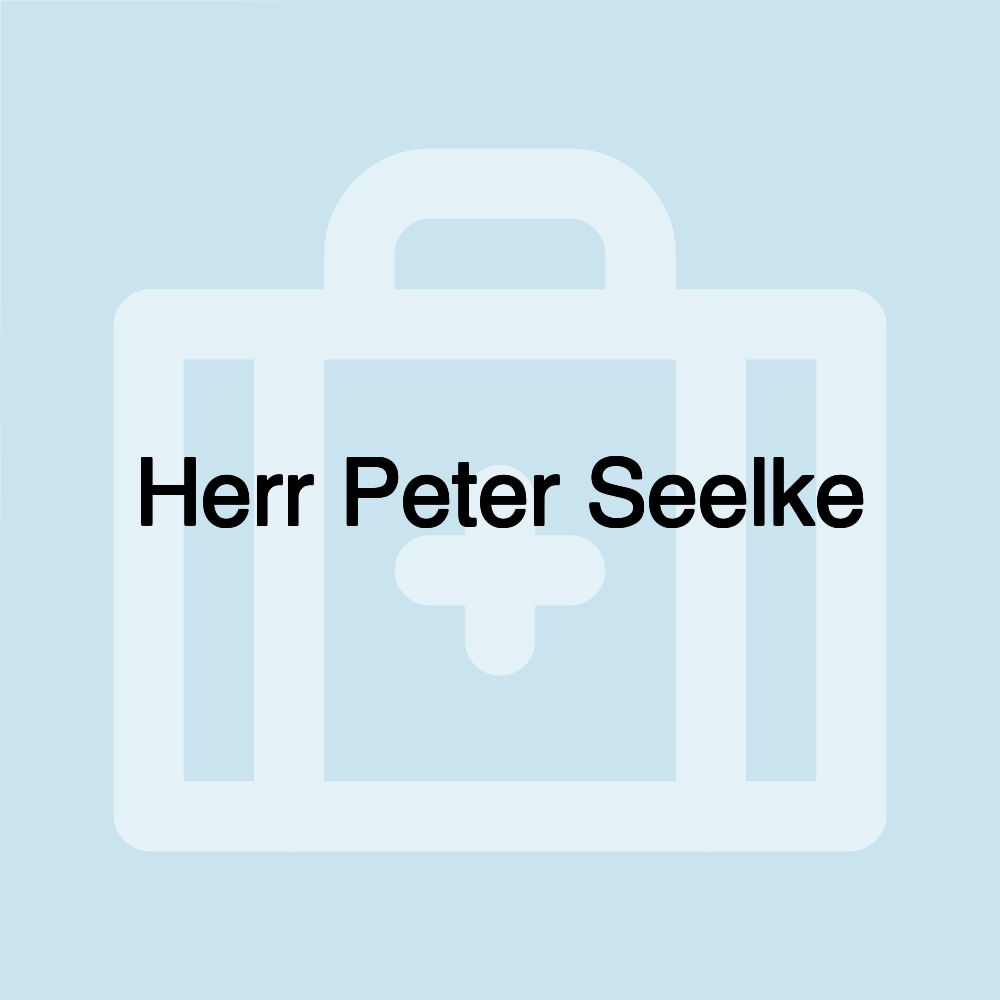 Herr Peter Seelke