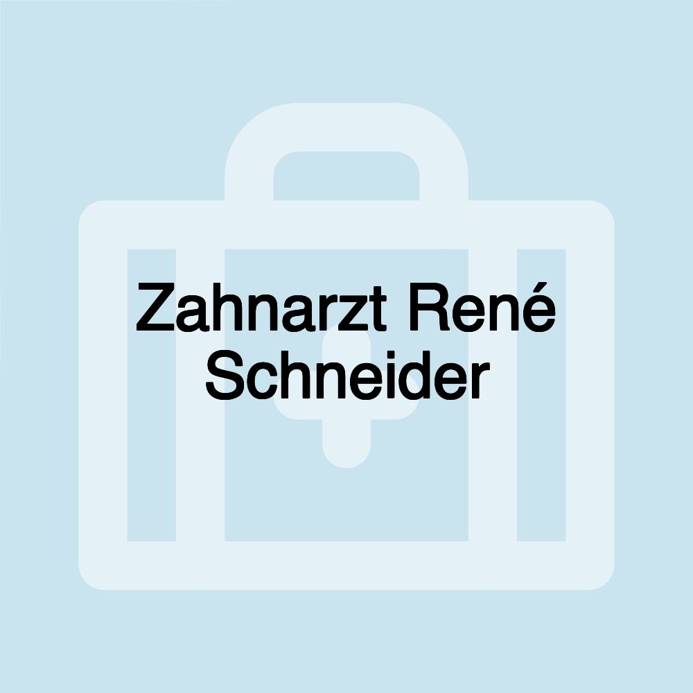 Zahnarzt René Schneider