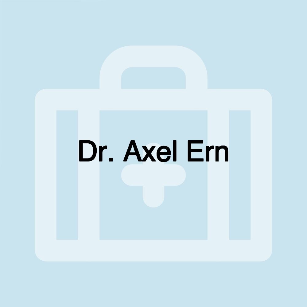 Dr. Axel Ern