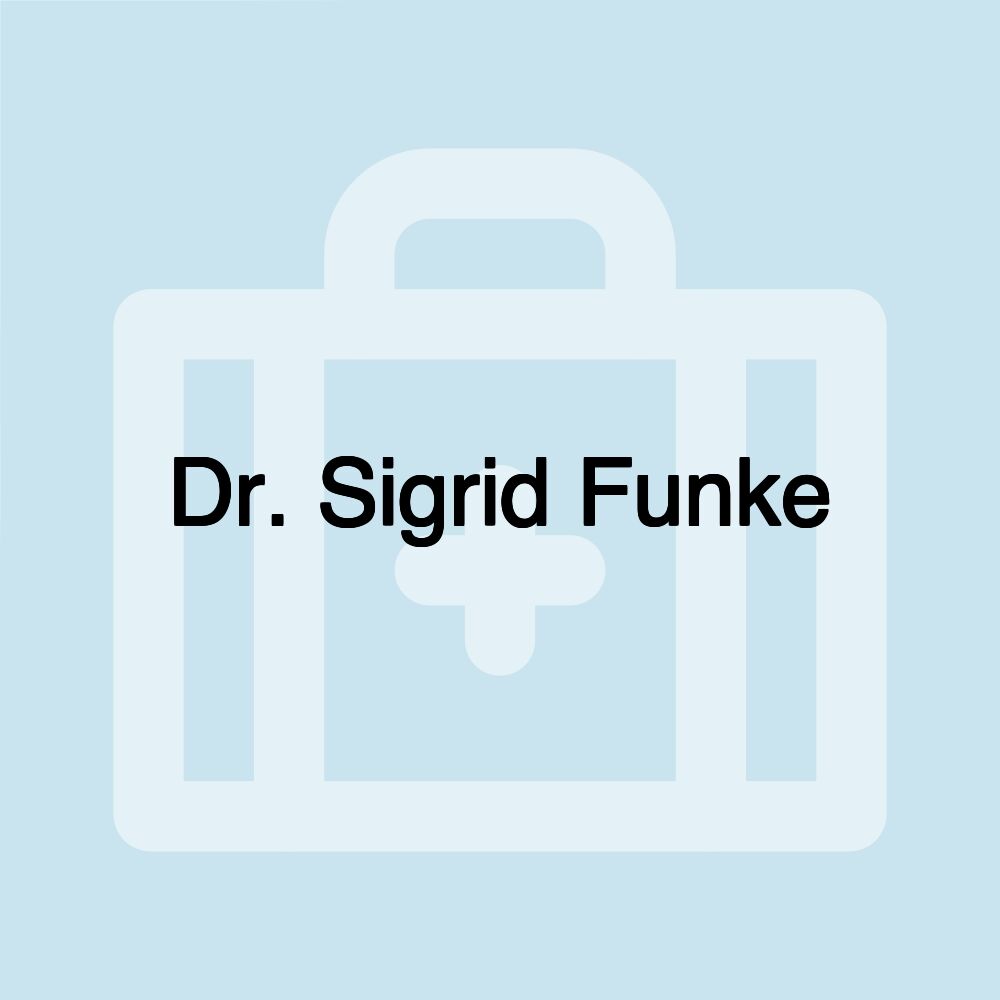 Dr. Sigrid Funke