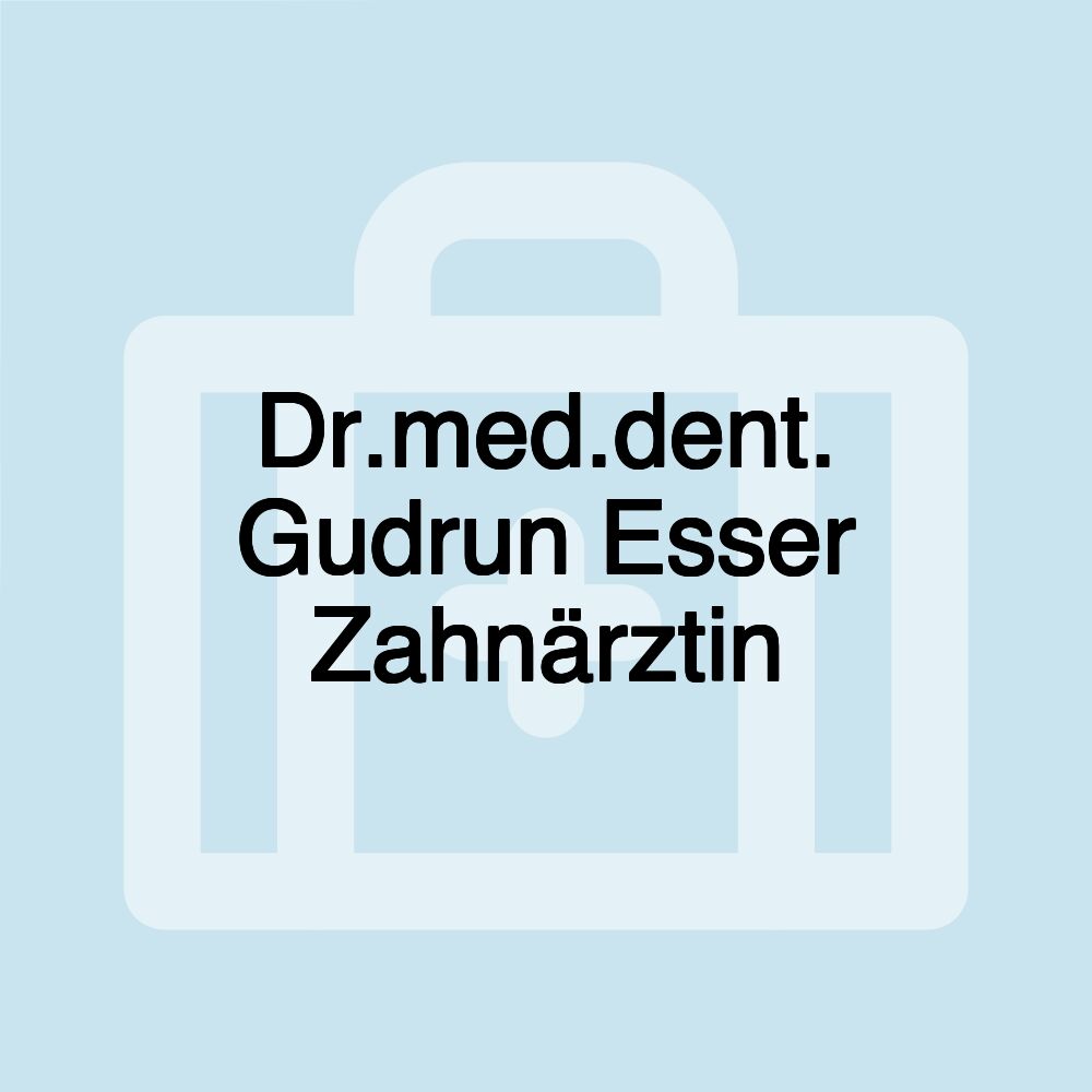 Dr.med.dent. Gudrun Esser Zahnärztin