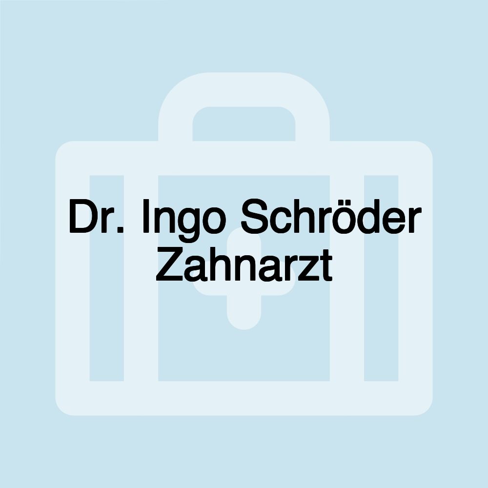 Dr. Ingo Schröder Zahnarzt