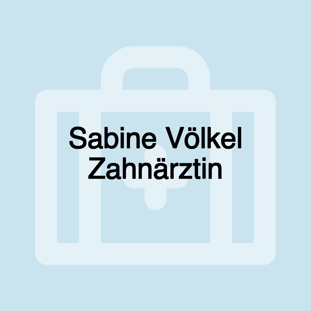 Sabine Völkel Zahnärztin