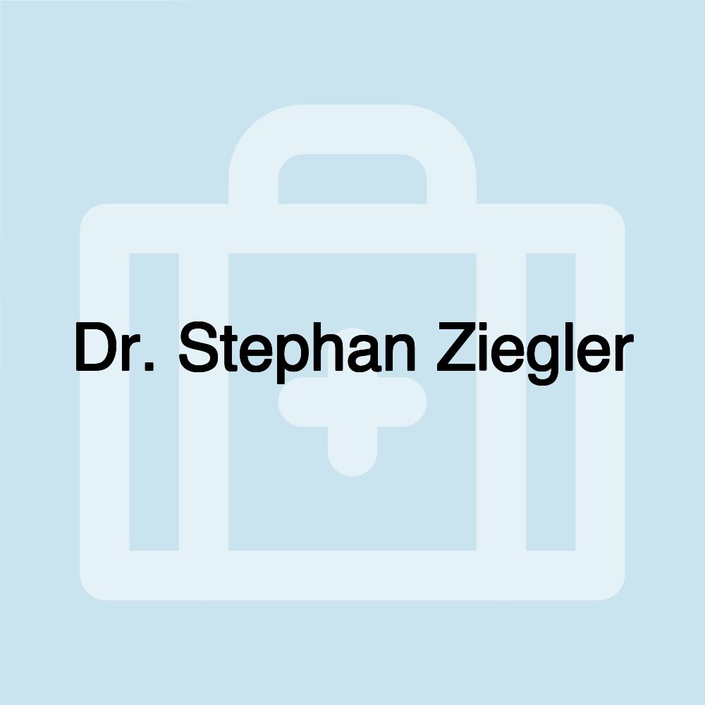 Dr. Stephan Ziegler