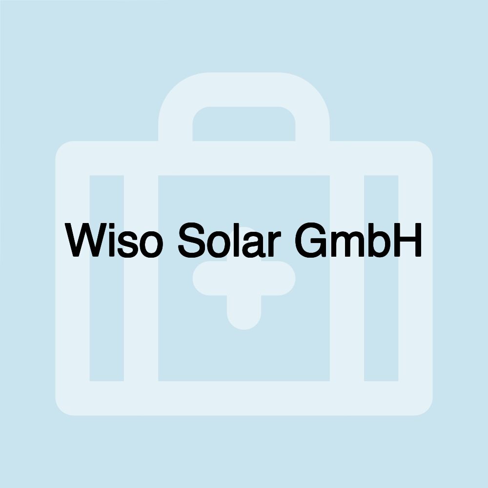 Wiso Solar GmbH