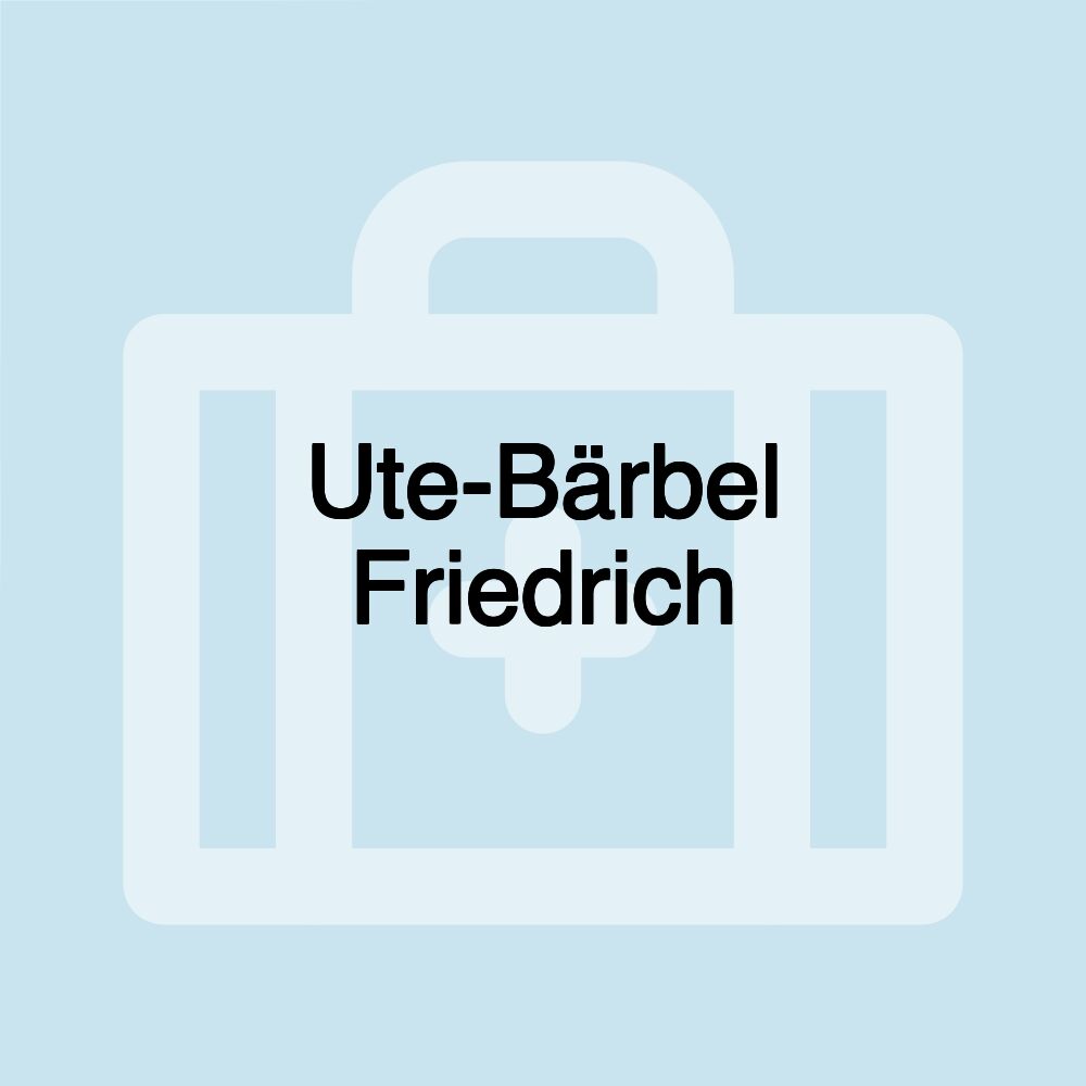 Ute-Bärbel Friedrich