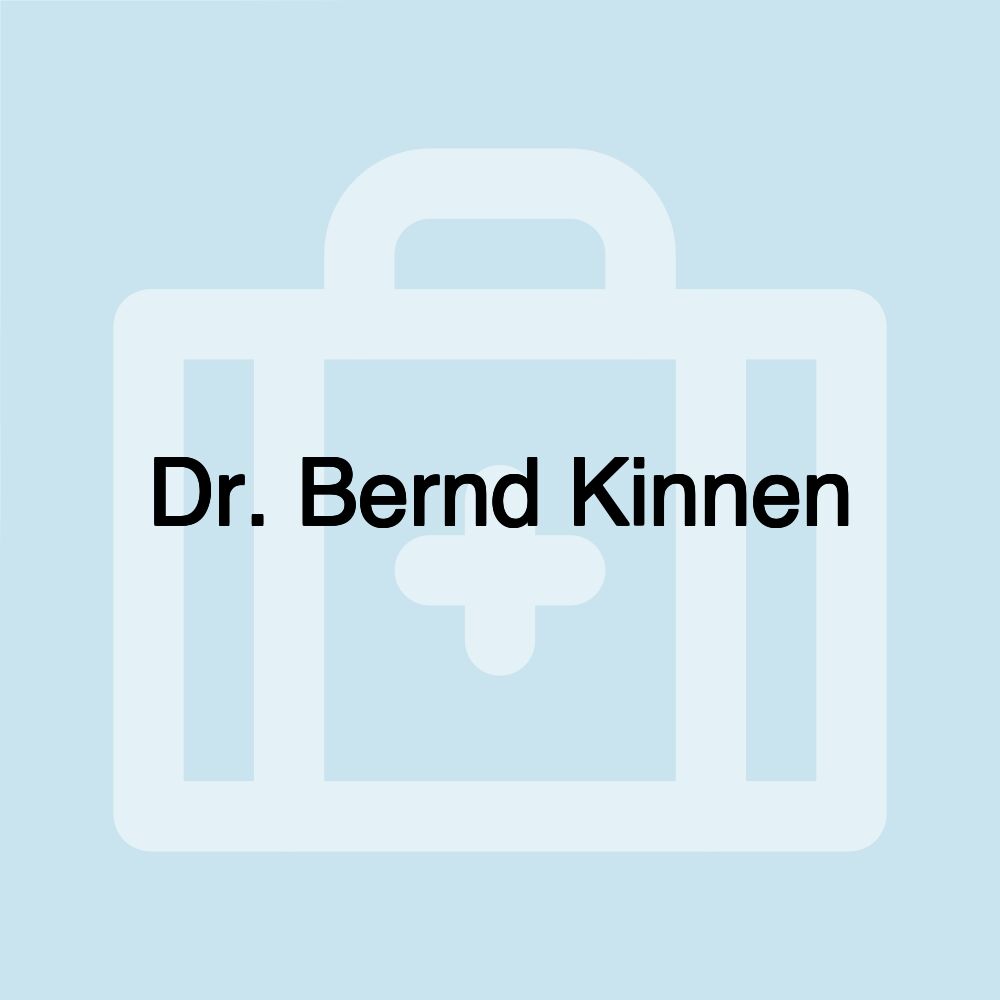 Dr. Bernd Kinnen