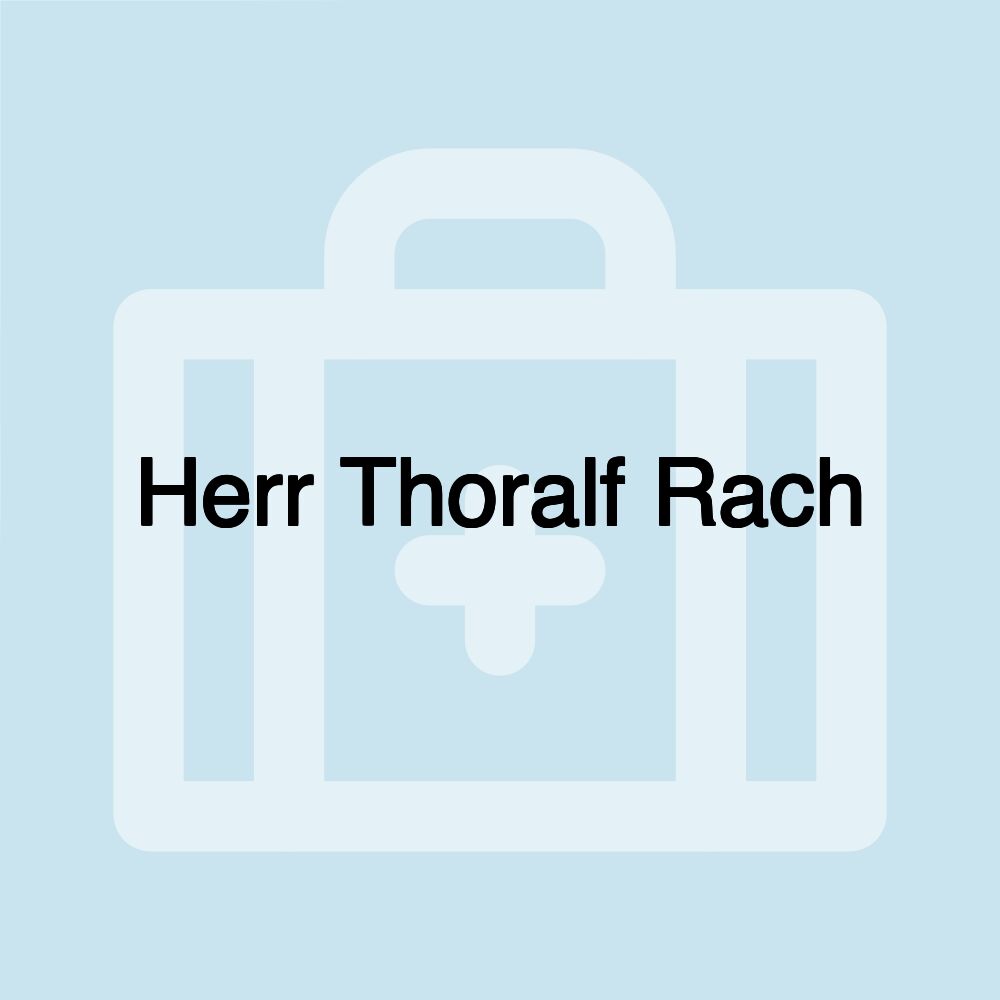 Herr Thoralf Rach