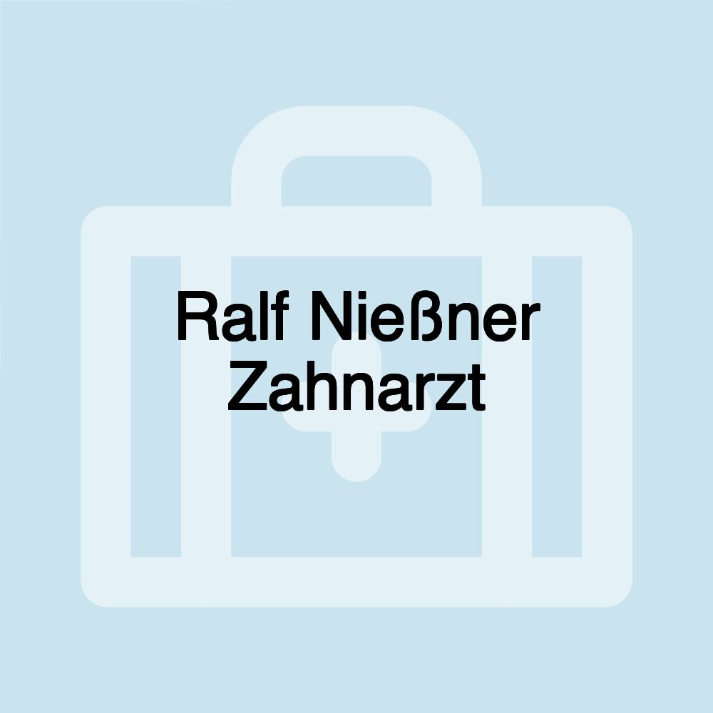 Ralf Nießner Zahnarzt