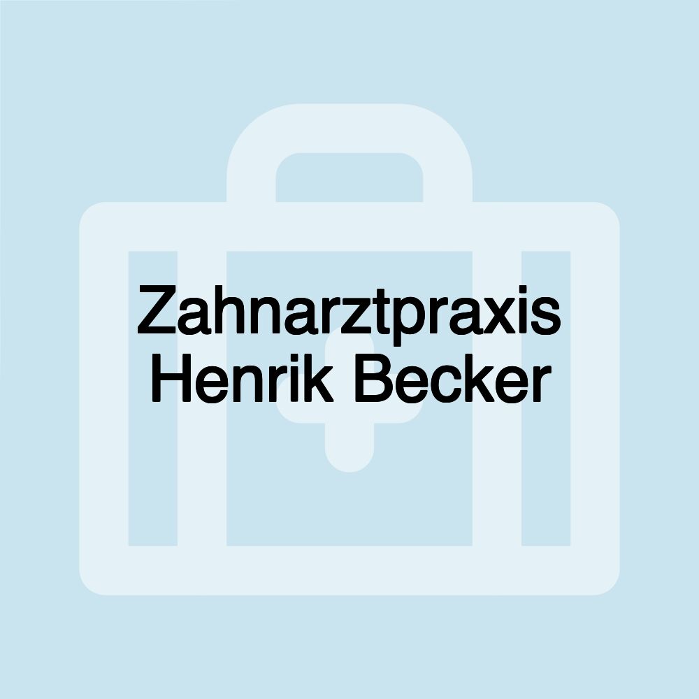 Zahnarztpraxis Henrik Becker