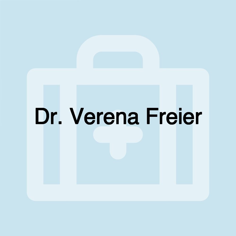 Dr. Verena Freier