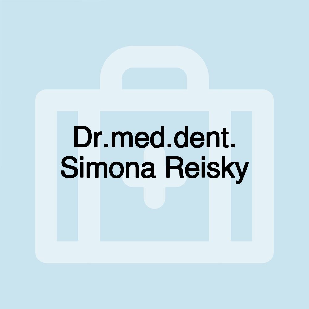 Dr.med.dent. Simona Reisky