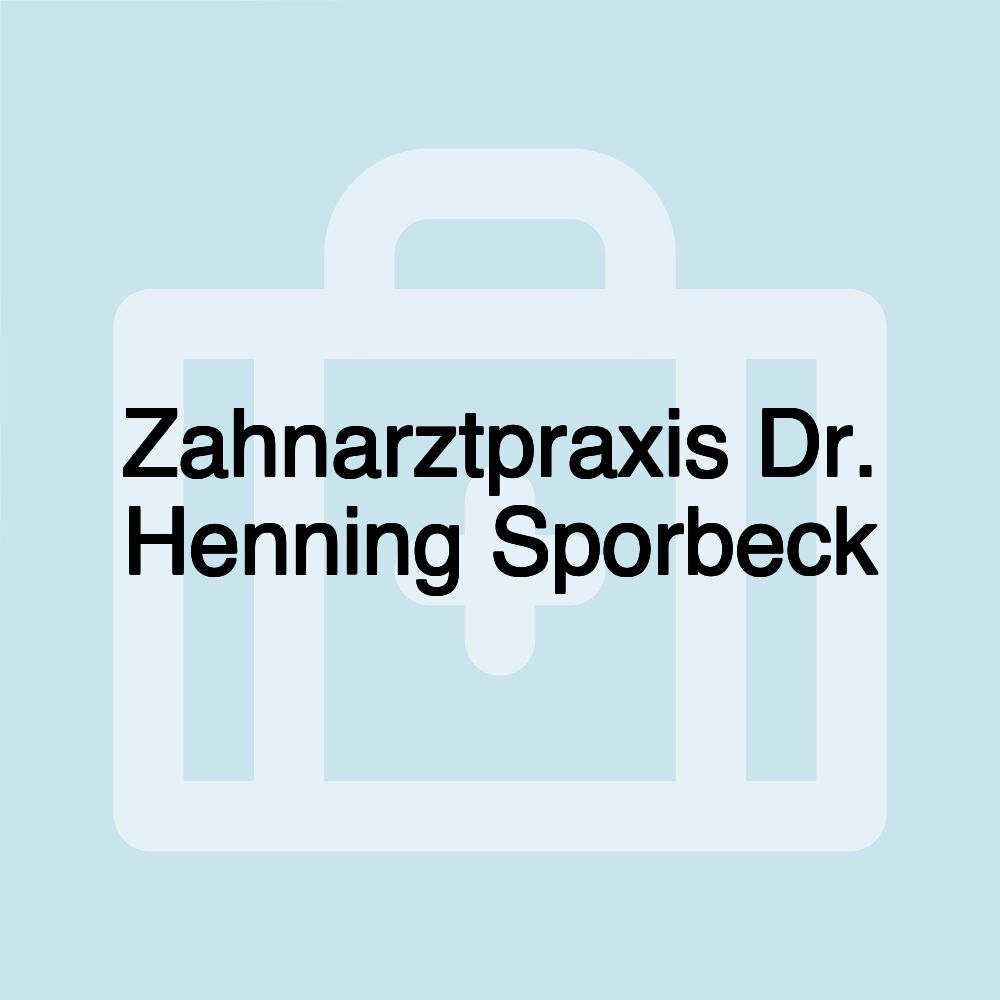 Zahnarztpraxis Dr. Henning Sporbeck