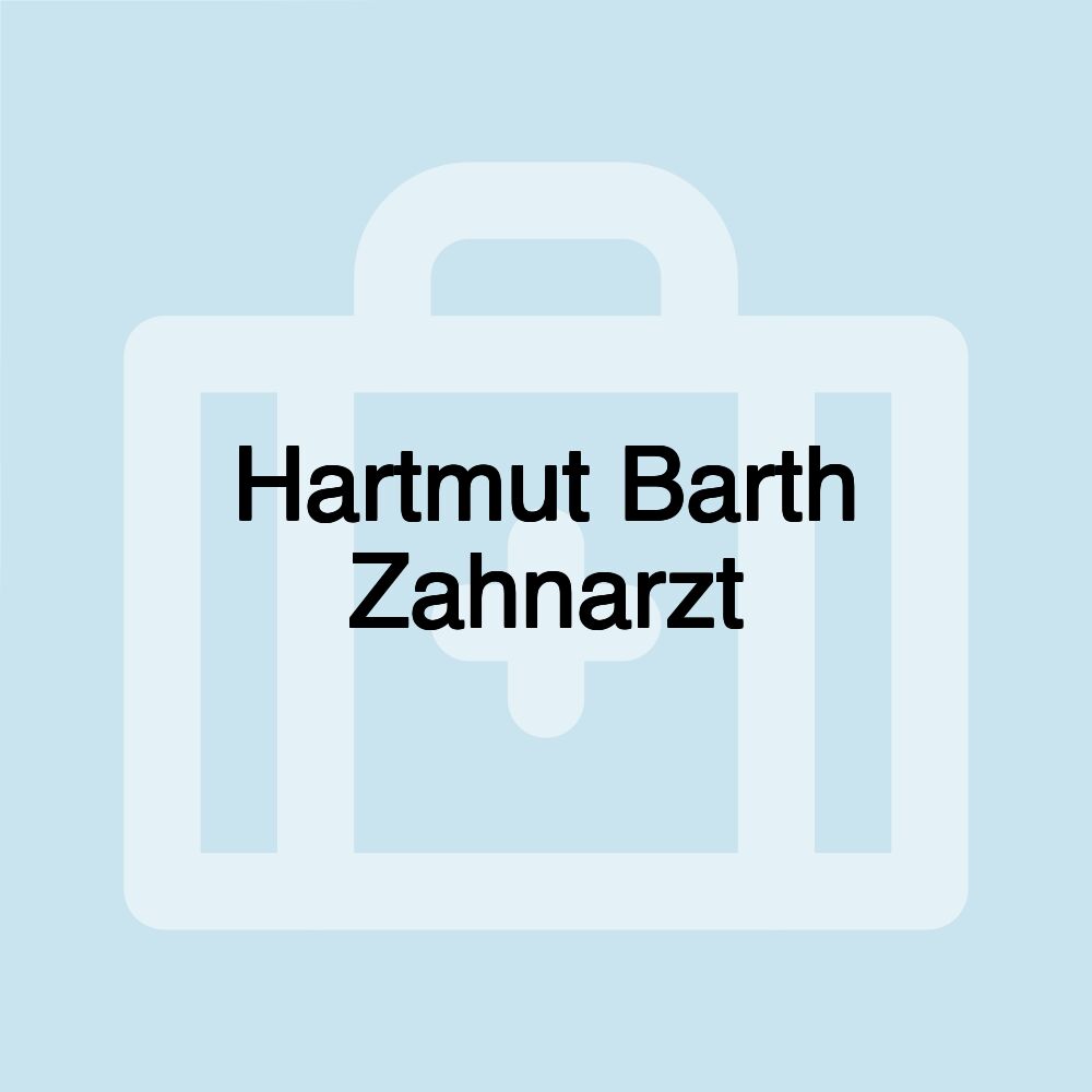 Hartmut Barth Zahnarzt