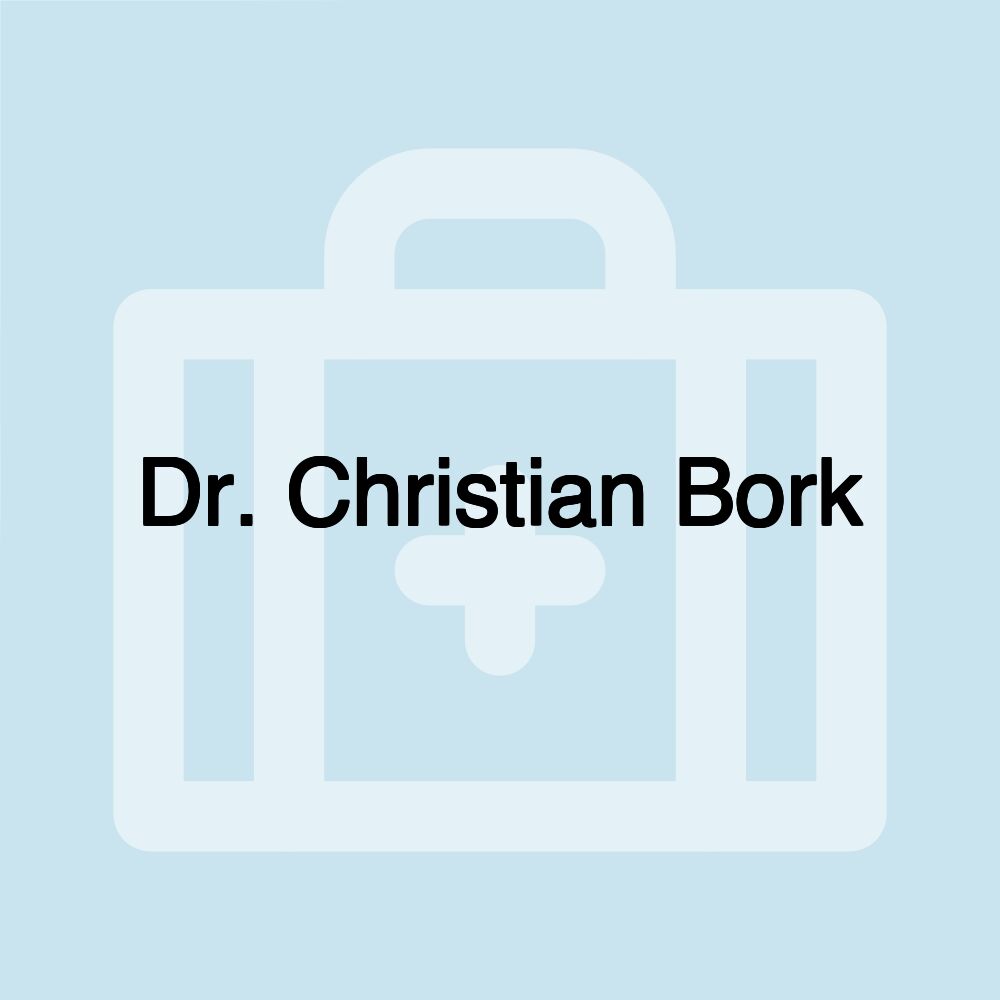 Dr. Christian Bork