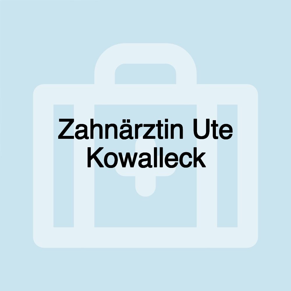 Zahnärztin Ute Kowalleck