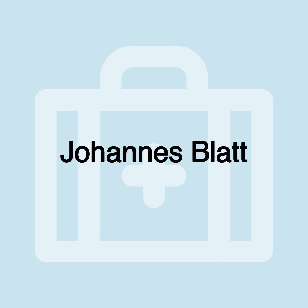 Johannes Blatt