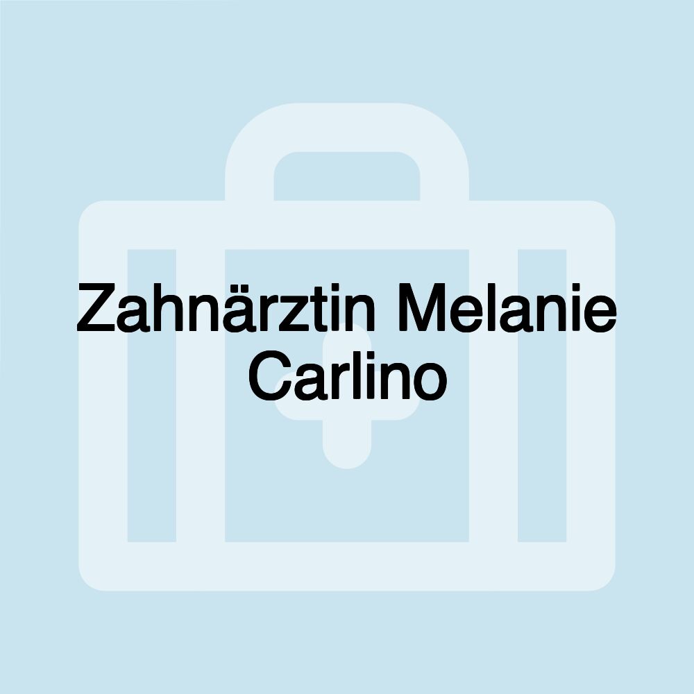 Zahnärztin Melanie Carlino