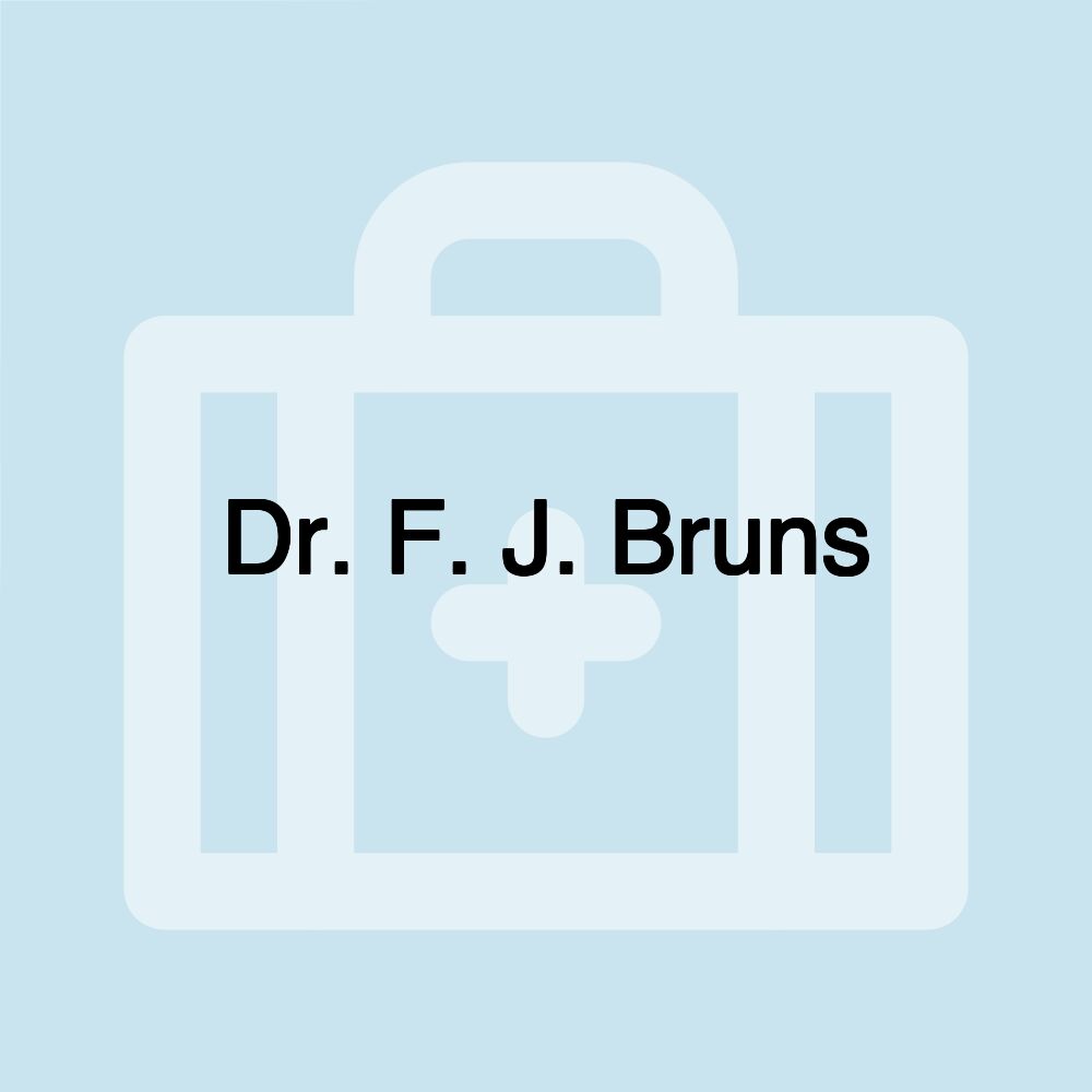 Dr. F. J. Bruns