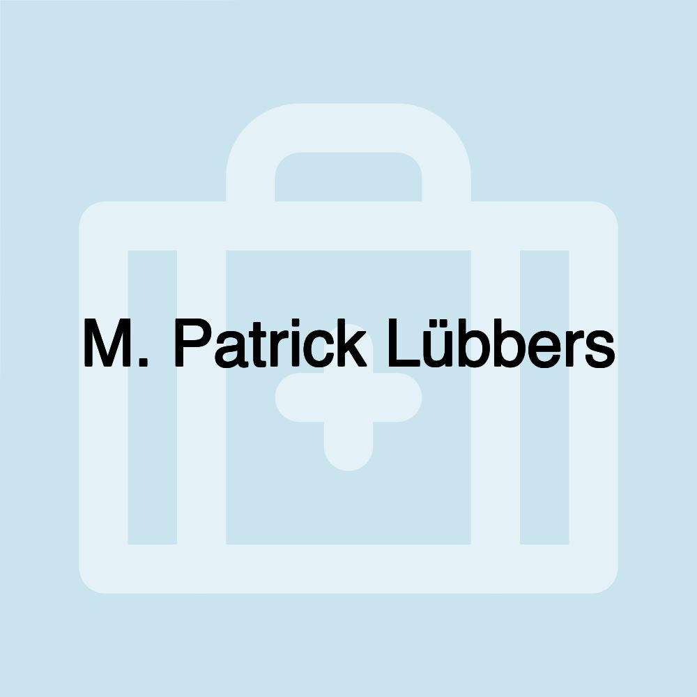 M. Patrick Lübbers