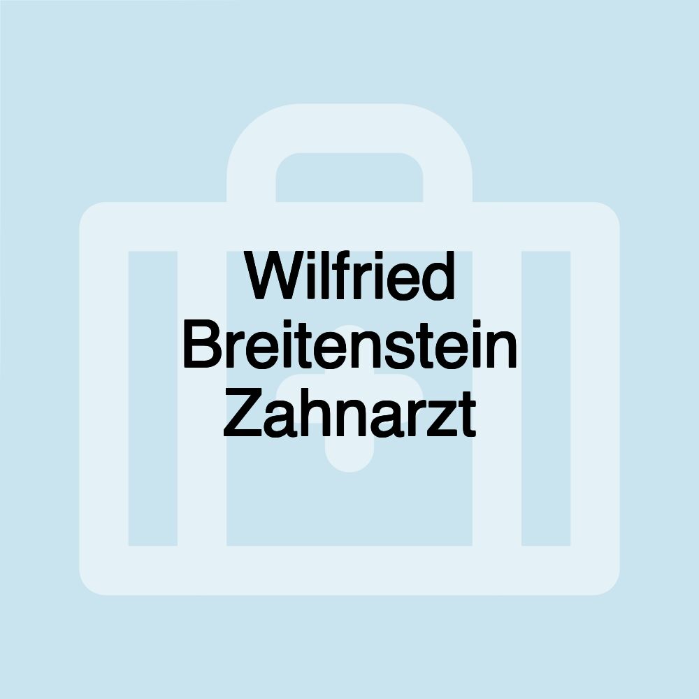 Wilfried Breitenstein Zahnarzt